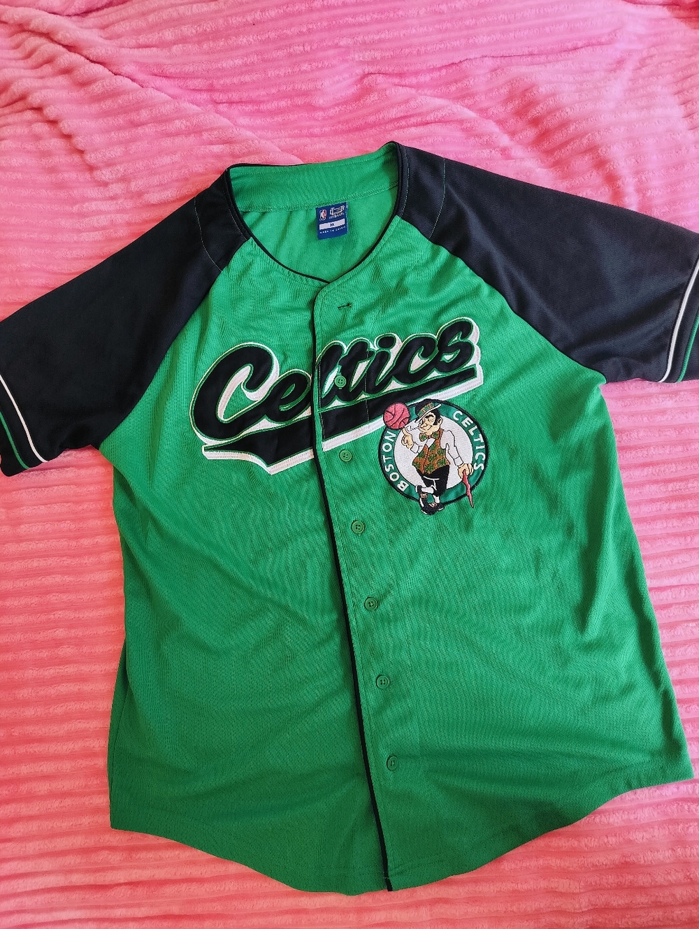NEW NBA Ultra Game Boston Celtics Green & Black Basketball Jersey - Medium